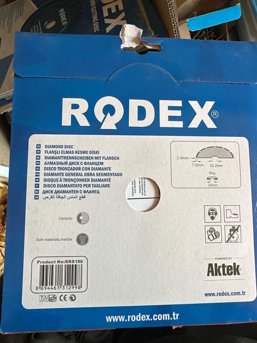 Продам диски по камню, керамике Родекс