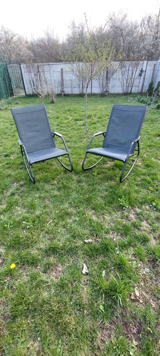 Vind 2 Scaune Balansoar Terasa Noi