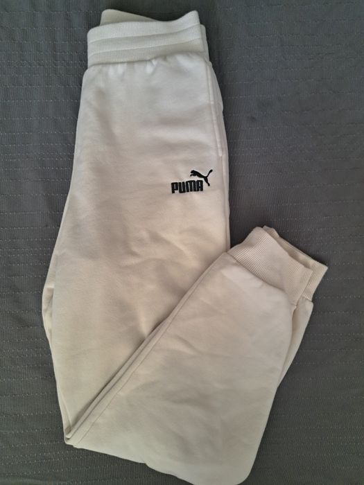 Puma - Спортен панталон Essentials+ с висока талия, Крем, долнище