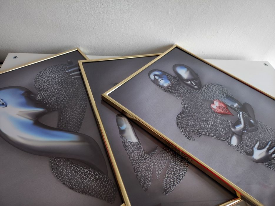 Коледни / Уникален комплект 3 броя арт фотографии/снимки/картини (не с