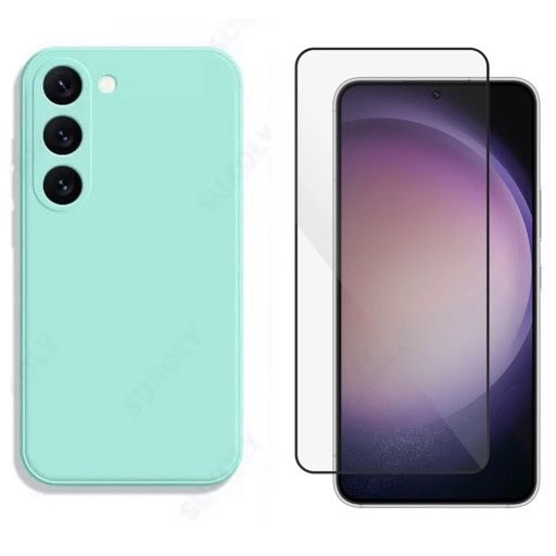 Samsung S23/S24/S25/S26 PLUS  Husa X LEVEL Soft Tpu + Folie Sticla 21D
