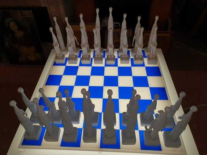 Șah exceptional UNICAT,investitie,decor,cadou,arhitecti,designeri