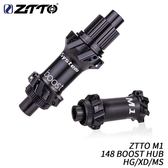 Втулки ZTTO M1 MTB Straightpull BOOST 148.Под 28 спиц. Обмен