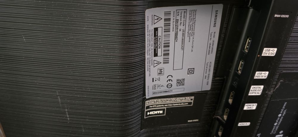 Tv curbat samsung defect