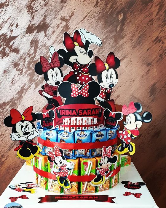 Tort din dulciuri ambalate , tort din dulciuri , tort gradinita