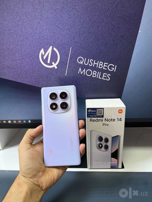 Redmi Note 14 Pro 12 ga 256gb Karobka bor Xiaomi mi