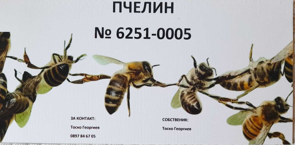 Натурален пчелен мед букет реколта 2025г.