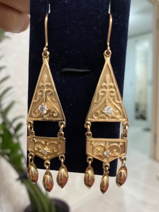 Серьги с бриллиантами эксклюзив