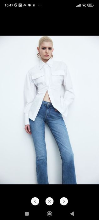 Blugi dama H&M model evazat măr 40