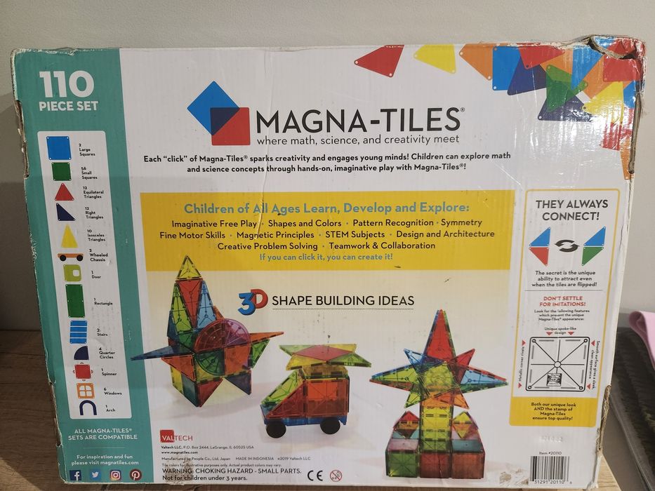 Magneti Magna tiles Metropolis 110 piese
