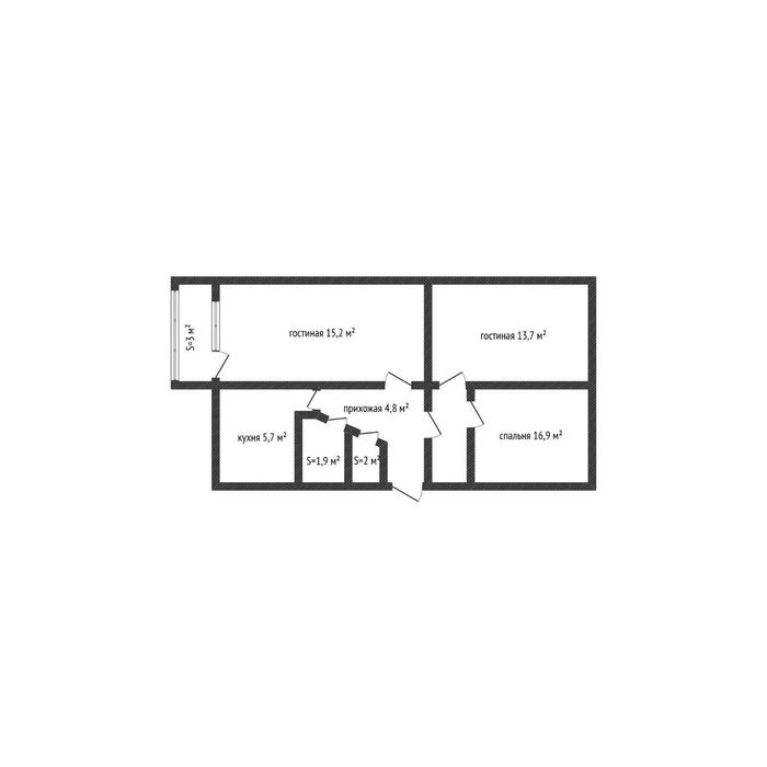 Продам 3к на  ул. Кобыланды Батыра