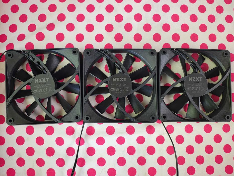 3 x Cooler, ventilator carcasa 120x120mm NZXT Rifle Bearing.