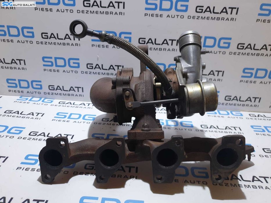 Turbo Turbina Turbosuflanta cu Galerie Evacuare Citroen C5 1 2.0 HDI 2001 - 2004 Cod 9639563080 [B3807]
