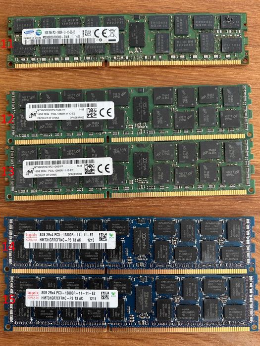 Memorie Server 8GB, 16GB DDR3 ECC RAM