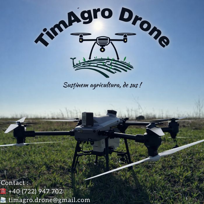 servicii cu drona agricola
