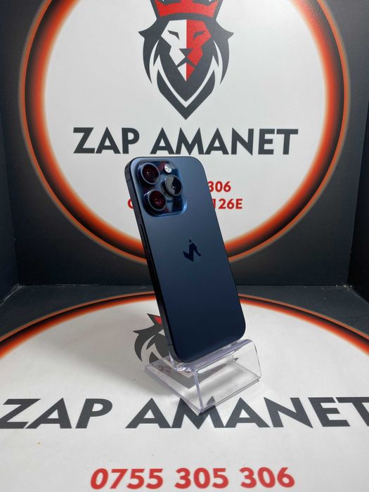 Zap Amanet Vitan - iPhone 15 Pro - Blue Titanium - 128Gb - 90%