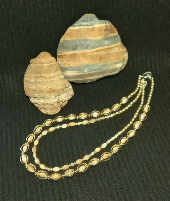 Ожерелье с серьгами ручной работы