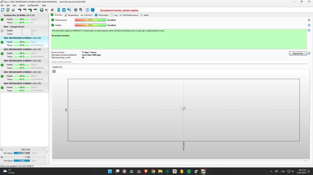 WD GREEN/BLUE/ENTERPRISE HDD 3.5 500GB - / Хард диск за компютър
