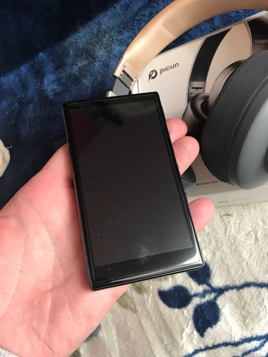 MP3 Player + 64Gb Card + Casti Wireless Picun