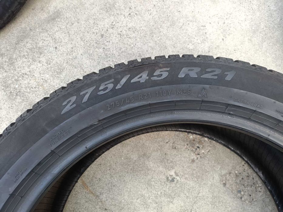 Set 4 anvelope 275 45 21 pirelli scorpion allseason SF2 profil de 7,8 mm 1522