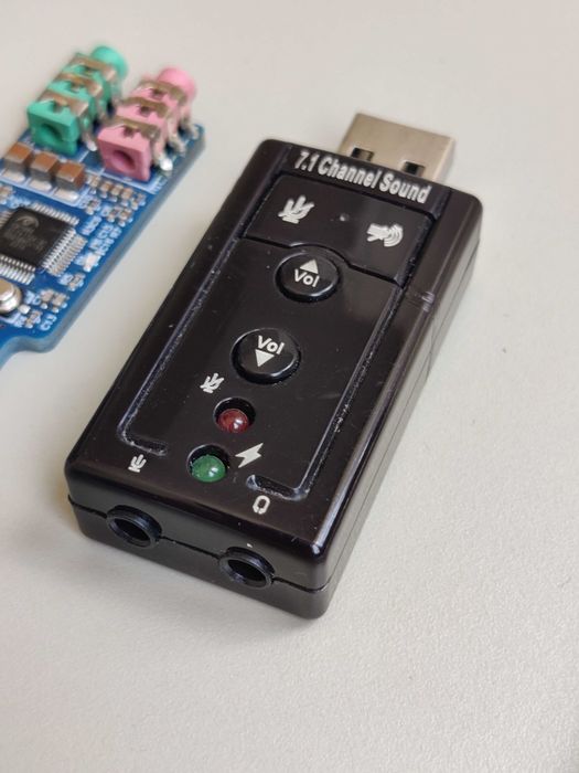 USB звуковые карты, переходники, разветвлители