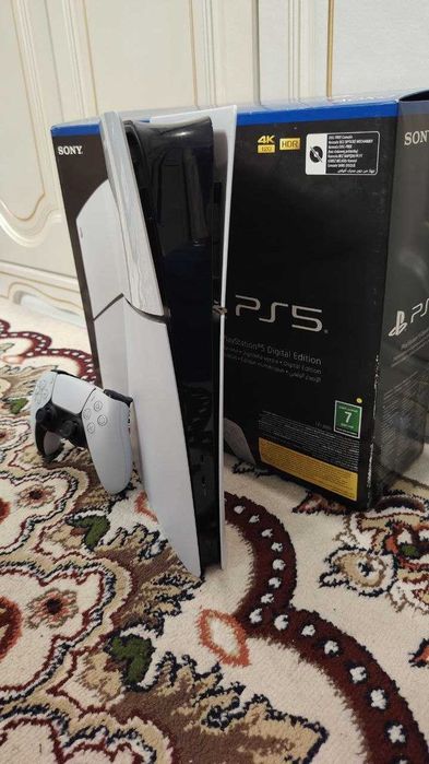 playstation 5 slim 1тб 1 джойстик Топ игры состояние идеальное