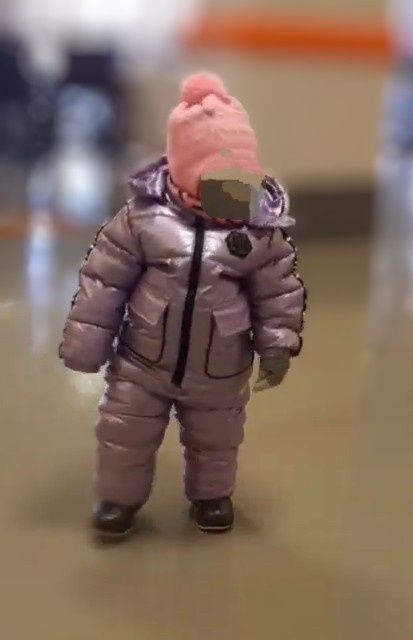 Зимний комбинезон для девочки на 2 года