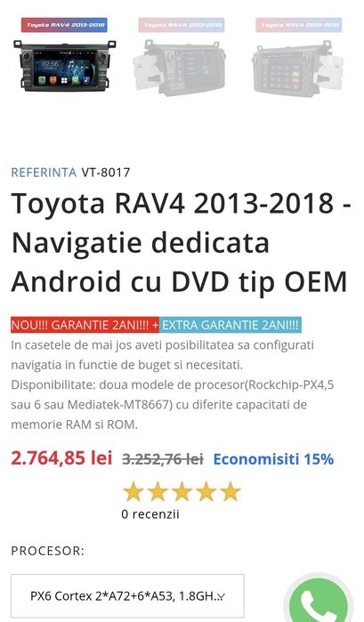 navi android10 rav4 IV (2013-2018)
