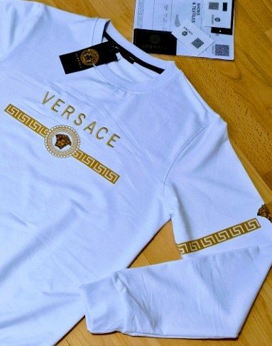 Bluza Versace logo auriu/bumbac/super calitate, import Italia