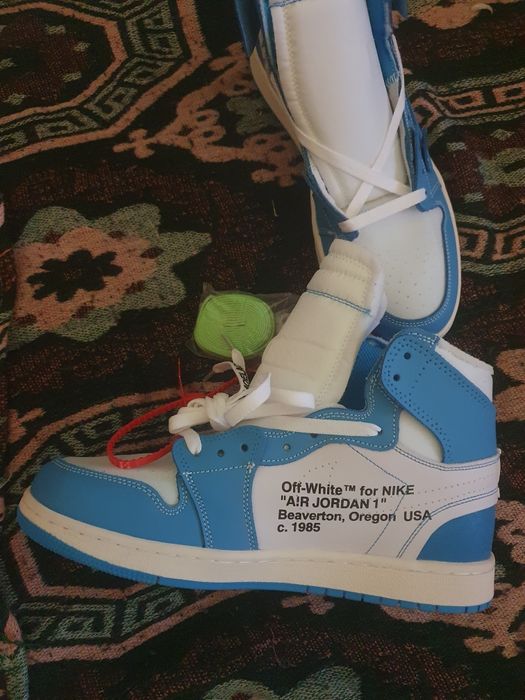 Jordan 1 off white unc review 44