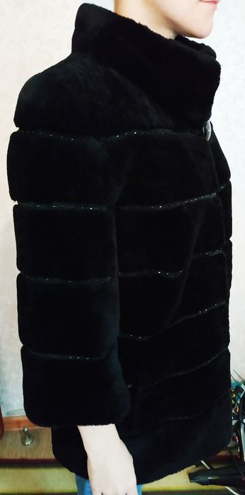 Шуба из мутона, размер М