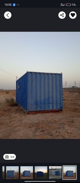 Kanteyner 6m doʻkon