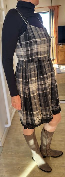 Rochie toamna/ iarna, tip sarafan, Mathilde, material lână, Mar. 38