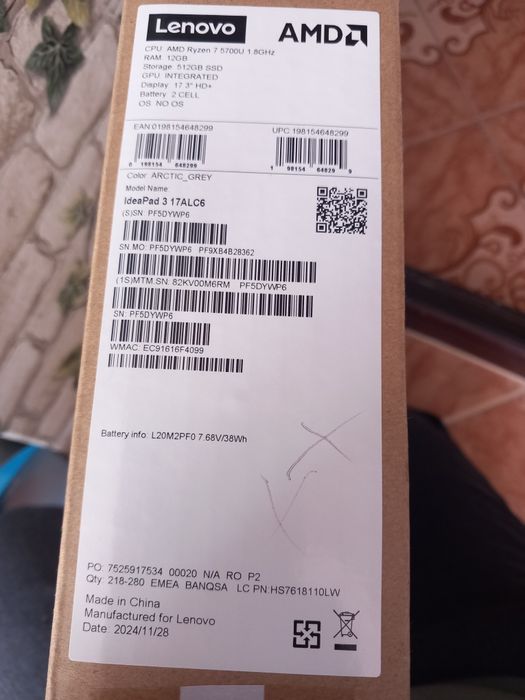 Leptop lenovo de vânzare prețul este ușor negociabil