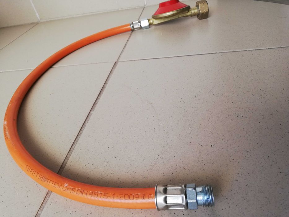 GIMEG Olanda camping regulator furtun gaz rulota 30/50 mBar ceas