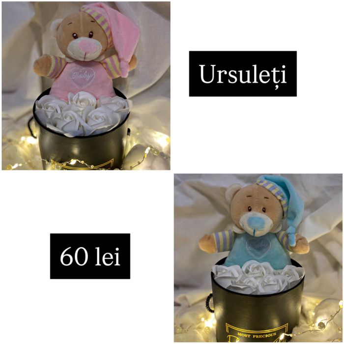 Cutii trandafiri de săpun