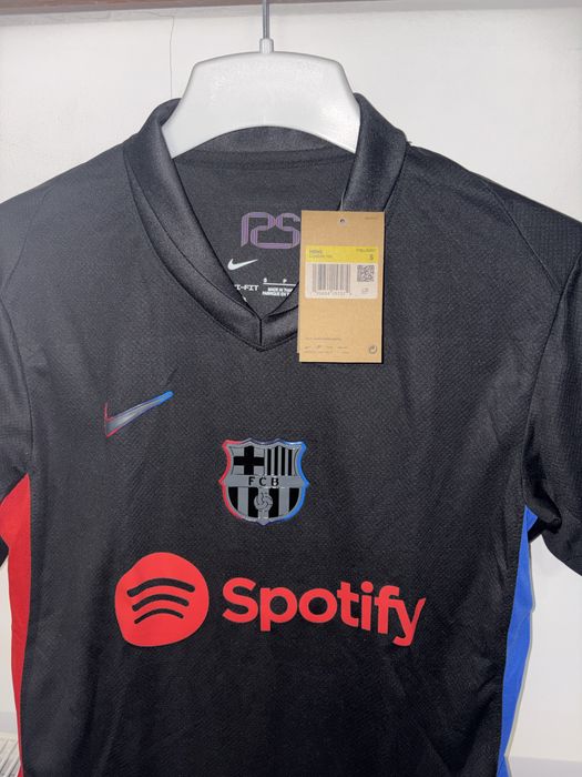 Tricou S FC Barcona Negru Rosu Nou