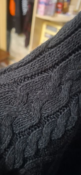 Продаётся вязаное платье-пончо