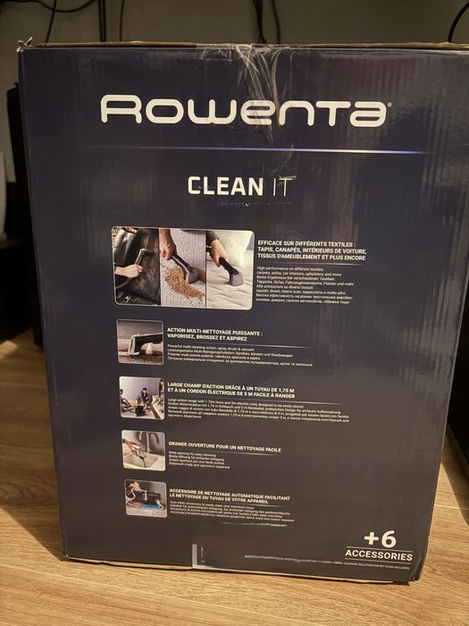 Aspirator tapiterie Rowenta Clean IT 750W sigilat cu garantie Emag