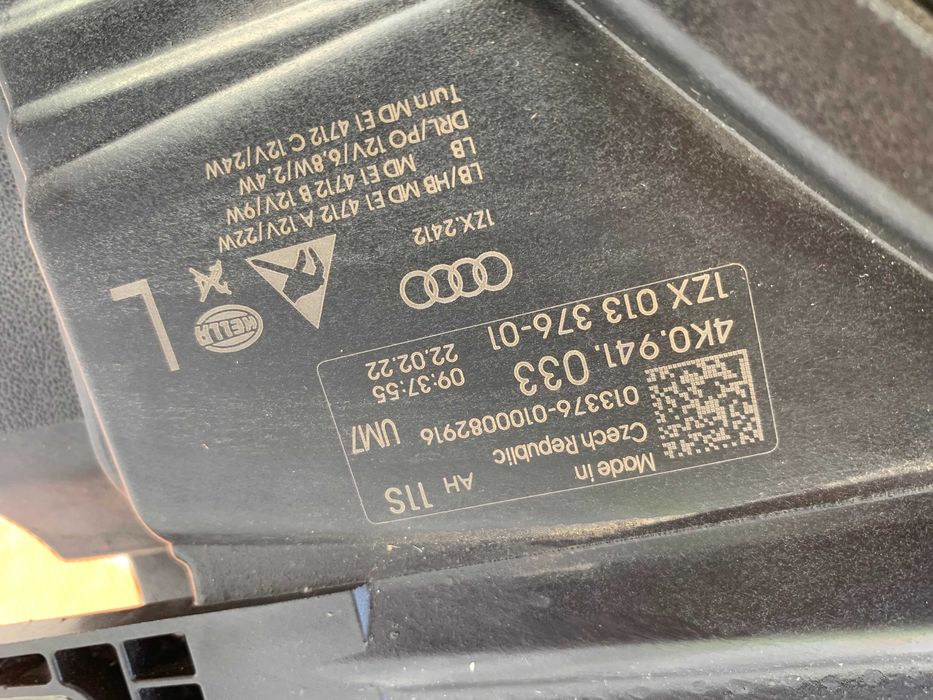Far stanga Audi A6 4K C8 Full LED 4K0941033