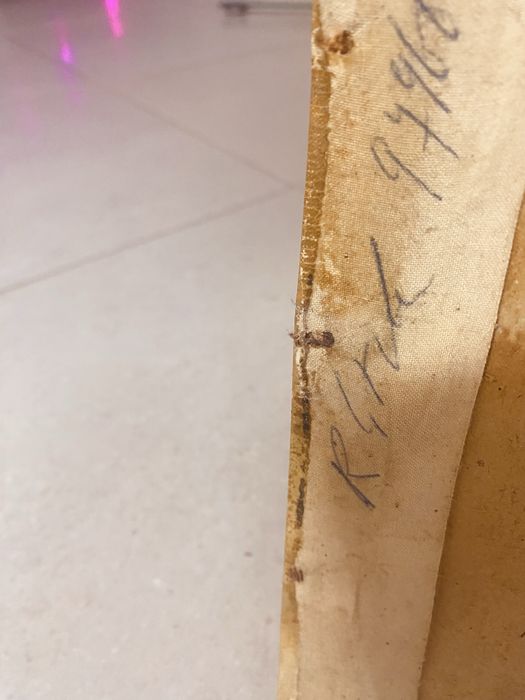 Tablou pictat pe panza de Ion Tolas in anul 1976