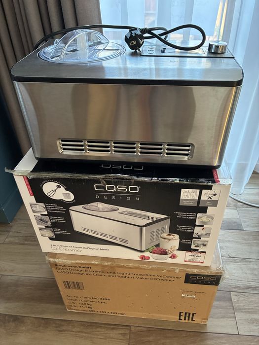 Vând aparat de înghețată cu compresor, CASO