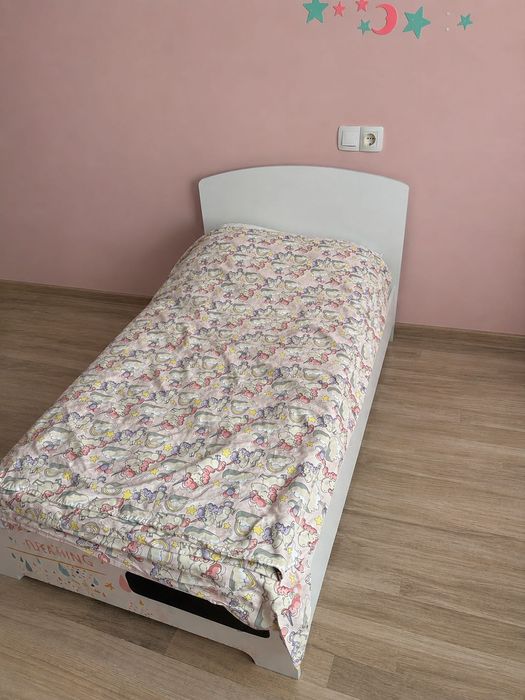 Детско легло  розово 140/70