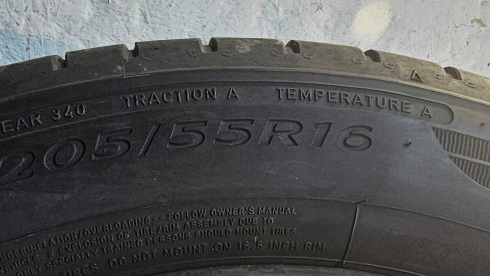 Cauciucuri vara 205/55 R16 + Jante de tabla
