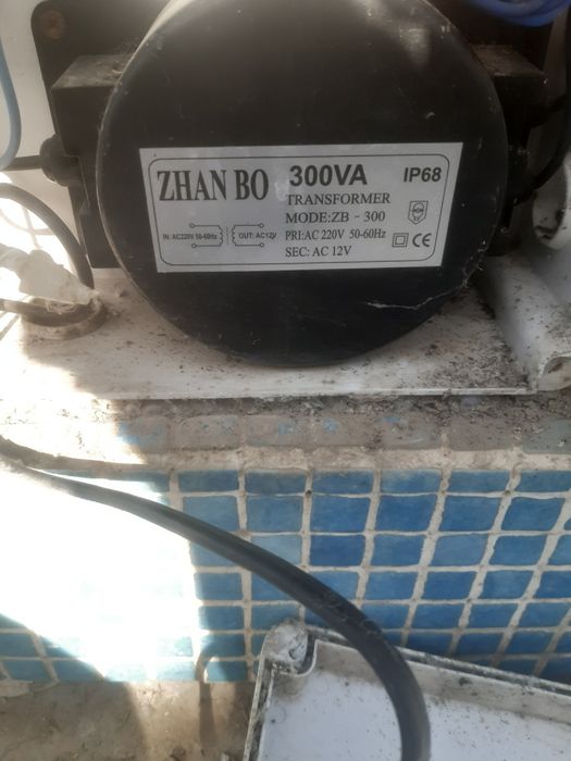 Трансформатор 220/12волт AC для  бассейна и фонтана