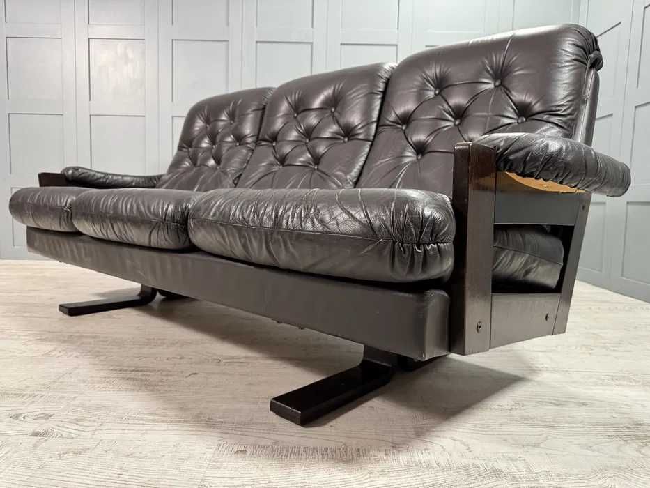 Кожен диван 3-ка Арне Норел Д1106-Д