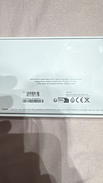 Apple Watch SE 3 GPS Aluminium Case Sport Band / Sigilat