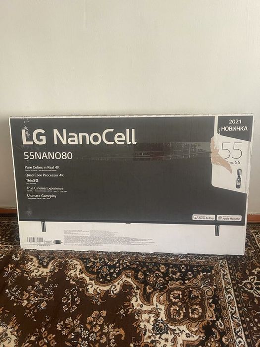 Новый телевизор LG NANOCELL 55NAN080,  НОВИНКА 2021 года. Новый,
