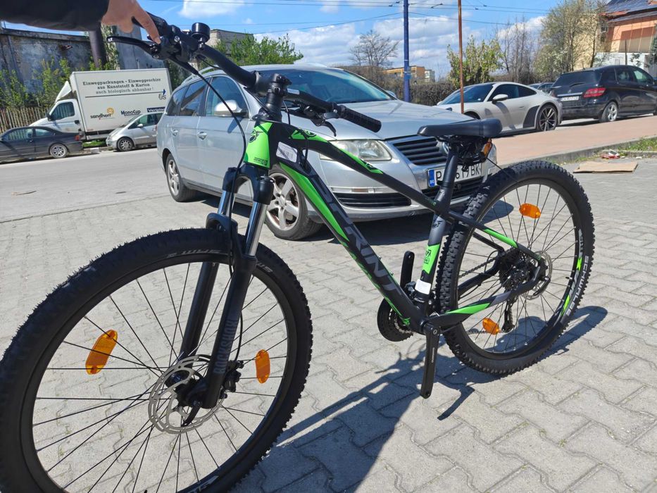 PA Велосипед 27.5" APOLON черен/зелен