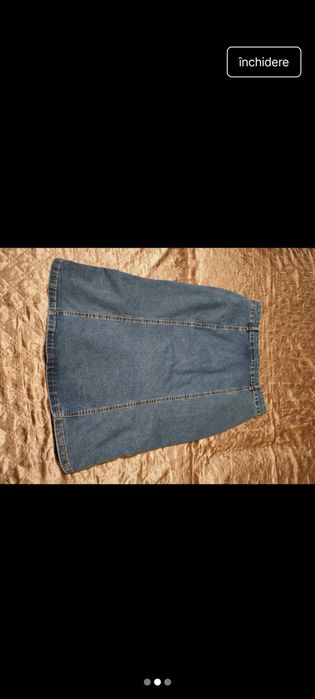 Fustă denim, mărimea L.